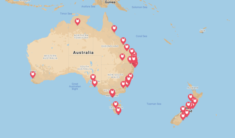 locations, foxo, australia